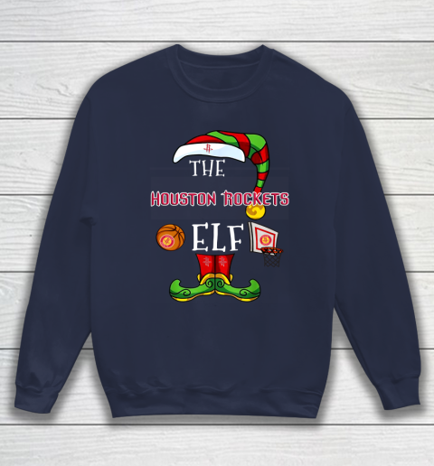 Houston Rockets Christmas ELF Funny NBA Sweatshirt Tee For Sports
