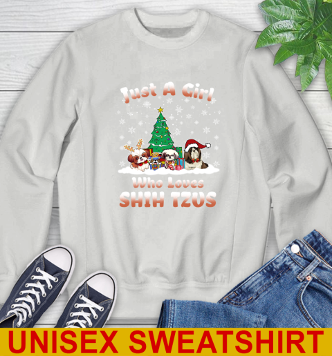 Christmas Just a girl who love shih tzus dog pet lover 29