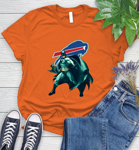 NFL Batman Football Sports Buffalo Bills Women's T-Shirt 4