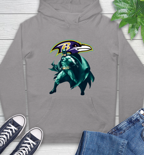 NFL Batman Football Sports Baltimore Ravens Hoodie 6