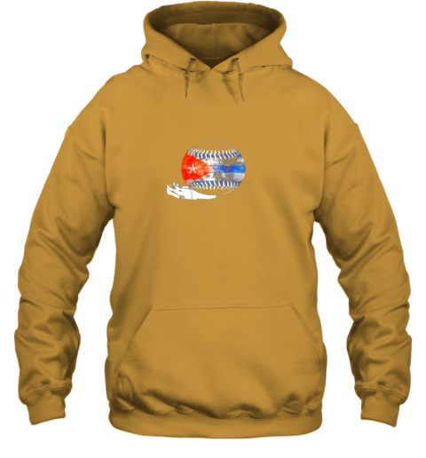 miyp vintage baseball cuba flag shirt cuban pride hoodie 23 front gold