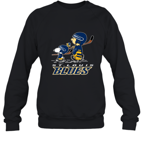 Let's Play St. Louis Blues Ice Hockey Snoopy NHL Sweatshirt
