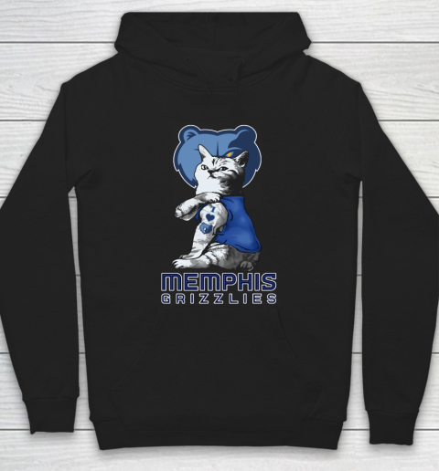 NBA Basketball My Cat Loves Memphis Grizzlies Hoodie
