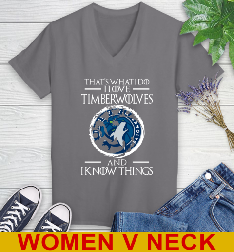 Minnesota Timberwolves NBA Basketball That's What I Do I Love My Team And I Know Things Game Of Thrones 83