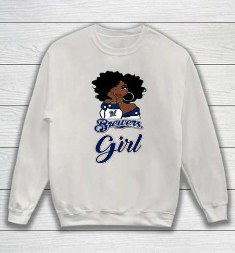 Milwaukee Brewerss Girl MLB Sweatshirt 10