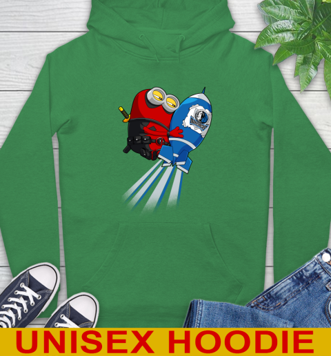 NBA Basketball Dallas Mavericks Deadpool Minion Marvel Shirt Hoodie 8