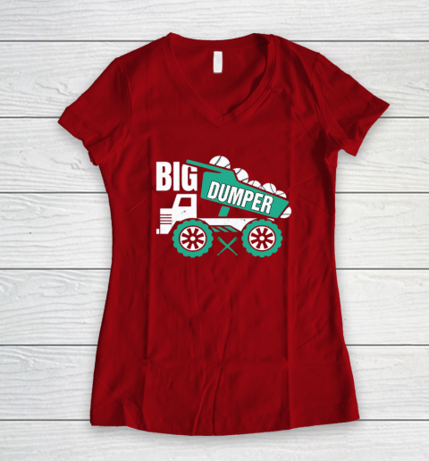 Big Dumper Women's V-Neck T-Shirt 6