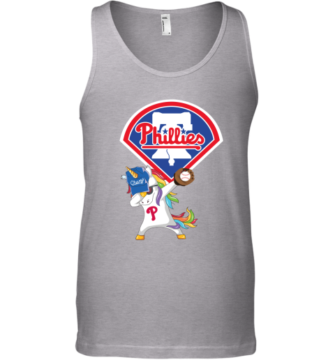 Hip Hop Dabbing Unicorn Flippin Love Philadelphia Phillies Tank Top