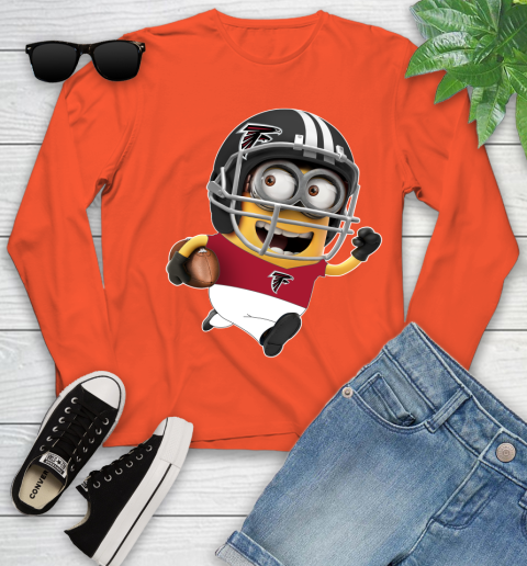 NFL Atlanta Falcons Minions Disney Football Sports Youth Long Sleeve 4