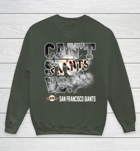 MLB San Francisco Giants Baseball Can't Stop Vs Giants Youth Sweatshirt 8