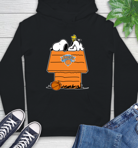 New York Knicks NBA Basketball Snoopy Woodstock The Peanuts Movie Hoodie 2