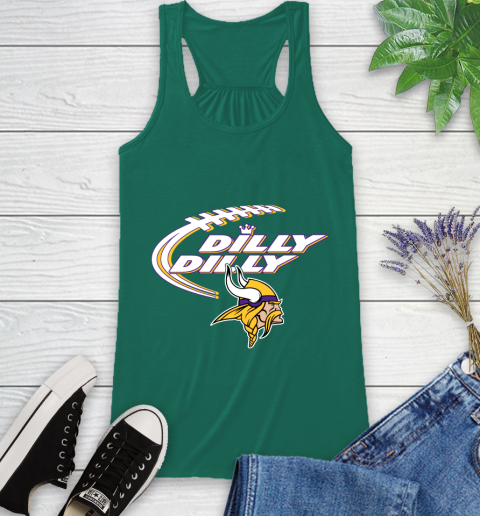 NFL Minnesota Vikings Dilly Dilly Football Sports Racerback Tank 7