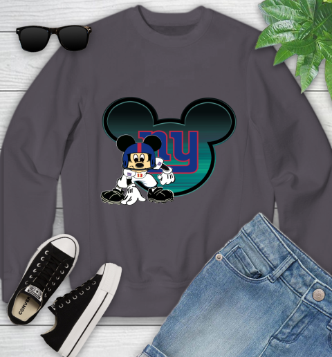 NFL New York Giants Mickey Mouse Disney Football T Shirt Youth Sweatshirt 6