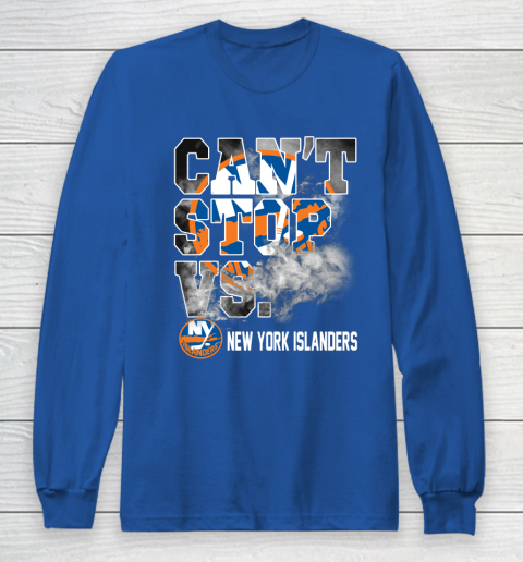 NHL New York Islanders Hockey Can't Stop Vs Long Sleeve T-Shirt 7 NHL New York Islanders Hockey Can't Stop Vs Long Sleeve T-Shirt - Image 7