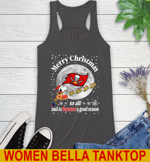 Tampa Bay Buccaneers Merry Christmas To All And To Buccaneers A Good Season NFL Football Sports Racerback Tank 10