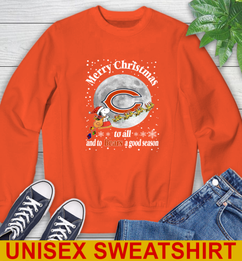 Chicago Bears Merry Christmas To All And To Bears A Good Season NFL Football Sports Sweatshirt 3