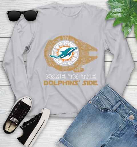 NFL Come To The Miami Dolphins Wars Football Sports Youth Long Sleeve 5