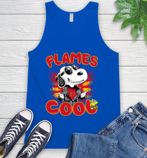 NHL Hockey Calgary Flames Cool Snoopy Shirt Tank Top 4