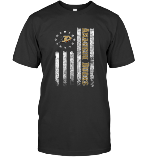 NHL American Flag Hockey Sports Anaheim Ducks T-Shirt