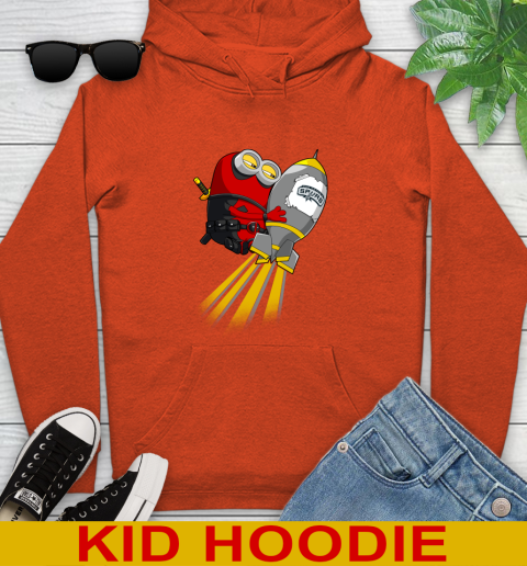 NBA Basketball San Antonio Spurs Deadpool Minion Marvel Shirt Youth Hoodie 4