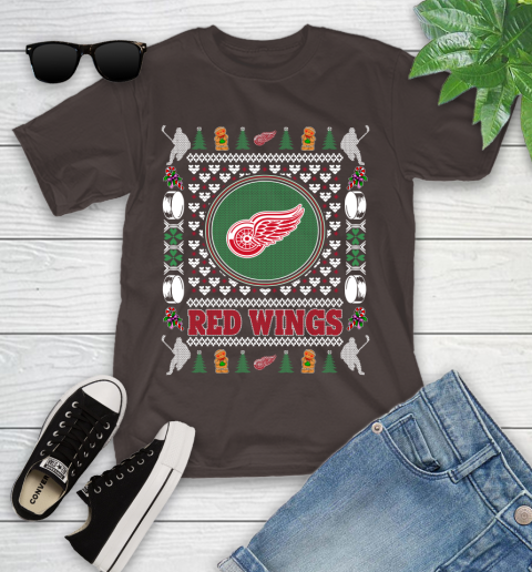 Detroit Red Wings Merry Christmas NHL Hockey Loyal Fan Ugly Shirt 106