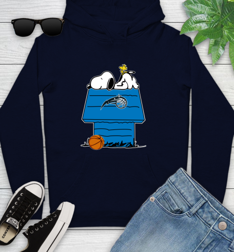 Orlando Magic NBA Basketball Snoopy Woodstock The Peanuts Movie Youth Hoodie 4