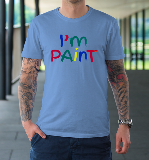 I Heart Love To Finger Paint Couple Valentine I'm Paint T-Shirt 7