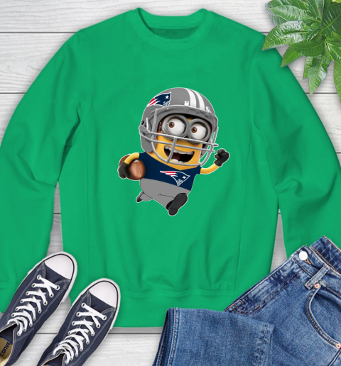 NFL New England Patriots Minions Disney Football Sports Sweatshirt 6
