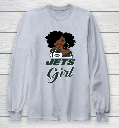 New York Jets Girl NFL Long Sleeve T-Shirt 6