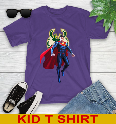 NBA Awesome Superman Basketball Sports Milwaukee Bucks 104