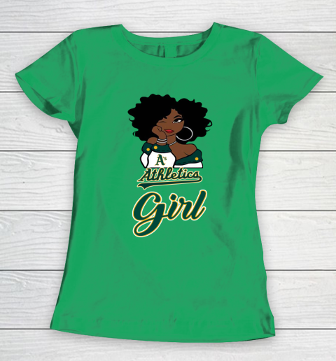 Oakland Athleticss Girl MLB Women's T-Shirt 7