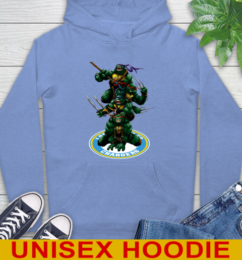 NFL Football Los Angeles Chargers Teenage Mutant Ninja Turtles Shirt Hoodie 11