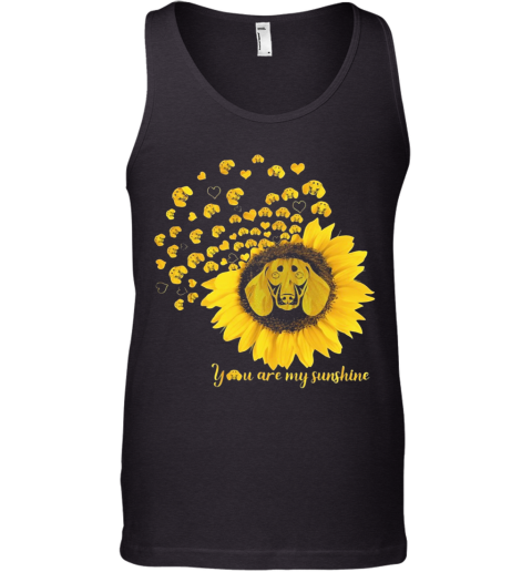 You Are My Sunshine Sunflower Dachshund Tank Top