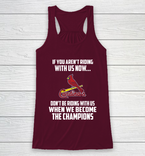 MLB St.Louis Cardinals Baseball We Become The Champions Racerback Tank 2