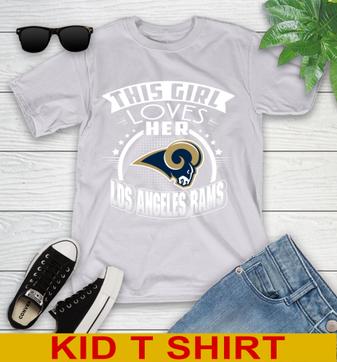 Los Angeles Rams NFL Football This Girl Loves Her Team 100