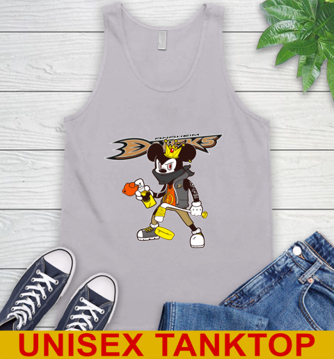 Anaheim Ducks NHL Hockey Mickey Peace Sign Sports Tank Top 4