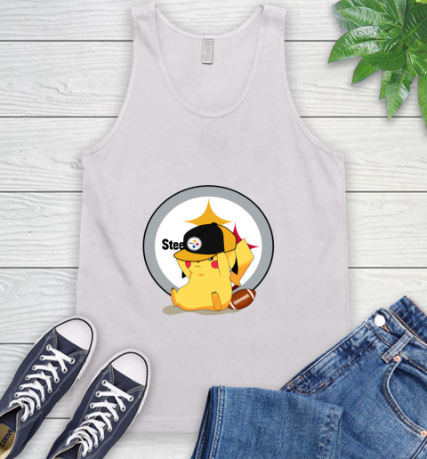 NFL Pikachu Football Sports Pittsburgh Steelers Tank Top