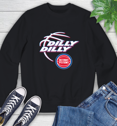 NBA Detroit Pistons Dilly Dilly Basketball Sports Sweatshirt 2