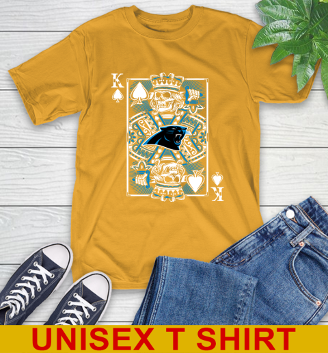 Carolina Panthers NFL Football The King Of Spades Death Cards Shirt T-Shirt 2
