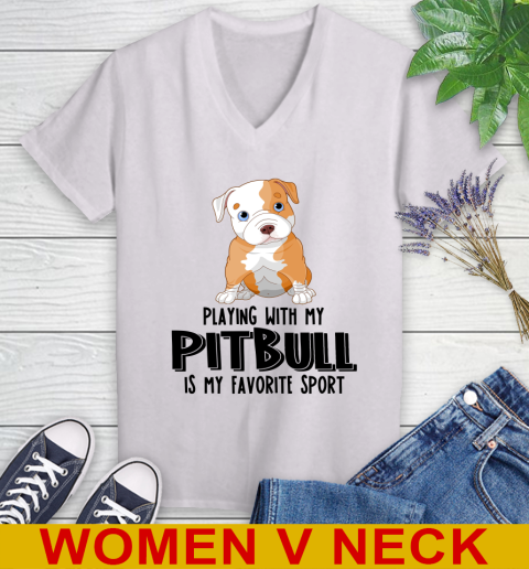 Playing with my pitbull is my favorite sport 61