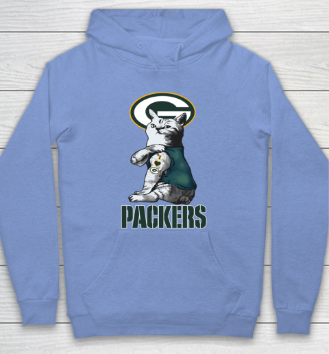 NFL Football My Cat Loves Green Bay Packers Hoodie 8