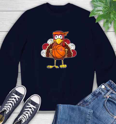 Houston Rockets Turkey thanksgiving day Sweatshirt 3