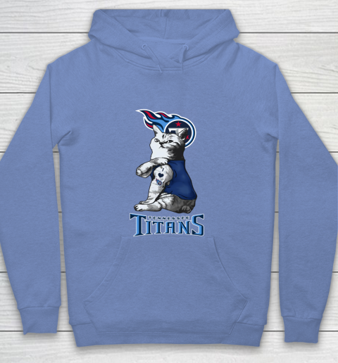 NFL Football My Cat Loves Tennessee Titans Youth Hoodie 9 NFL Football My Cat Loves Tennessee Titans Youth Hoodie - Image 9