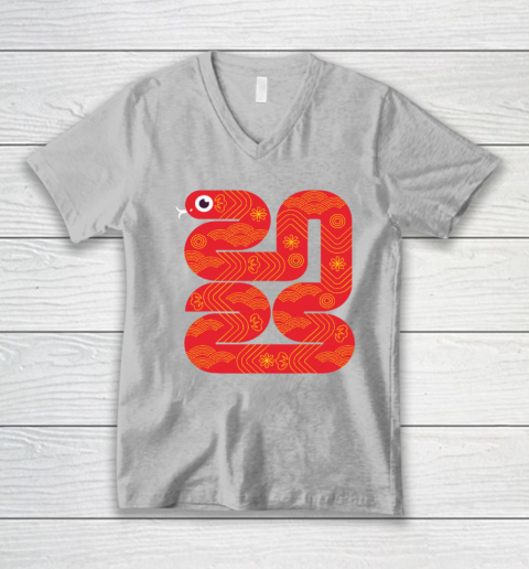 Lunar New Year 2025  Year of the Snake V-Neck T-Shirt 2