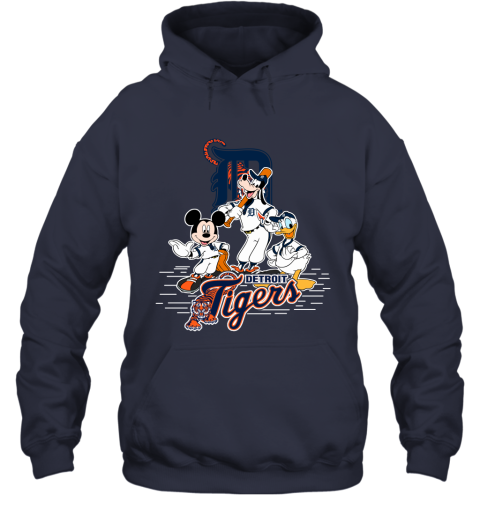 Detroit Tigers Mickey Donald And Goofy Baseball Premium Men's T-Shirt 