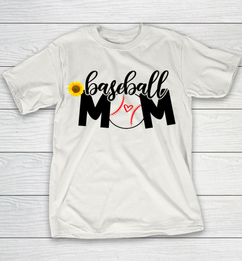 Mother's Day Funny Gift Ideas Apparel  T shirt Baseball Mom T Shirt Youth T-Shirt
