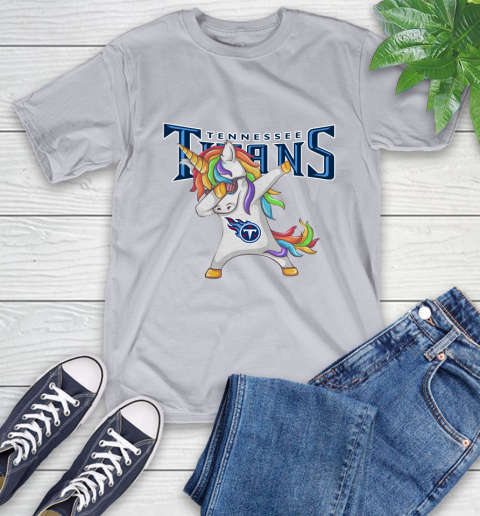 Tennessee Titans NFL Football Funny Unicorn Dabbing Sports T-Shirt 18