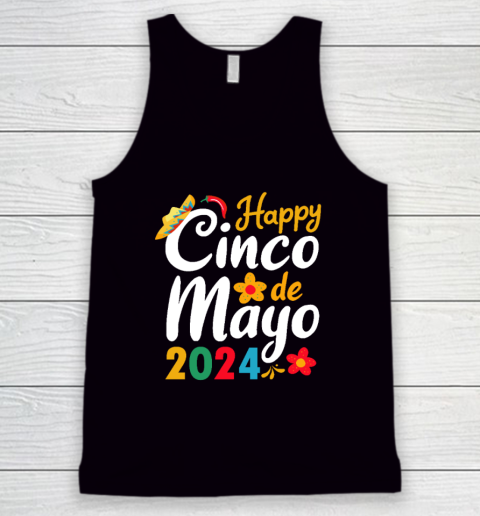 Happy Cinco de Mayo 2024 Mexico Tank Top
