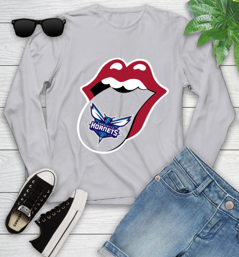 Charlotte Hornets NBA Basketball Lips I Root For My Team Adoring Fan 129