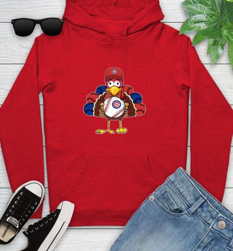 Chicago Cubs Turkey thanksgiving Youth Hoodie 11